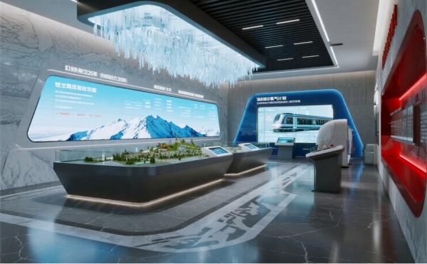 中鐵科研展廳把高原鐵路"極限挑戰(zhàn)"搬進室內！