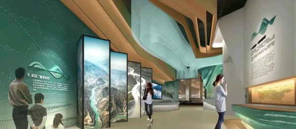 山水主題展館場景設計